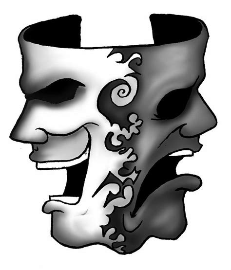 Drama Mask Tattoos Related Keywords And Suggestions Drama Mask
