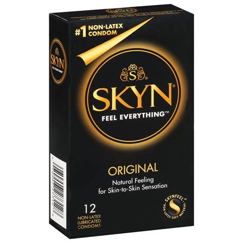 Lifestyles Skyn Premium Polyisoprene Non Latex Lubricated Condoms Shop Condoms And Contraception
