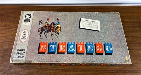 Vintage 1961 Stratego Board Game By Milton Bradley Wood Game Etsy