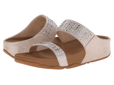 Fitflop Novy Slide Nude Sandals In Natural Lyst