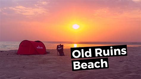 Old Ruins Beach Al Mafjar Beach Unexplored Qatar Youtube