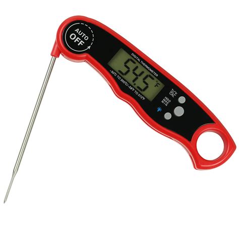 Waterproof Digital Instant Read Meat Thermometer With 46” Folding
