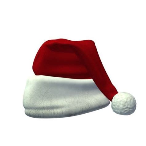 Christmas Santa Hat 3d Model Obj Stl 123free3dmodels