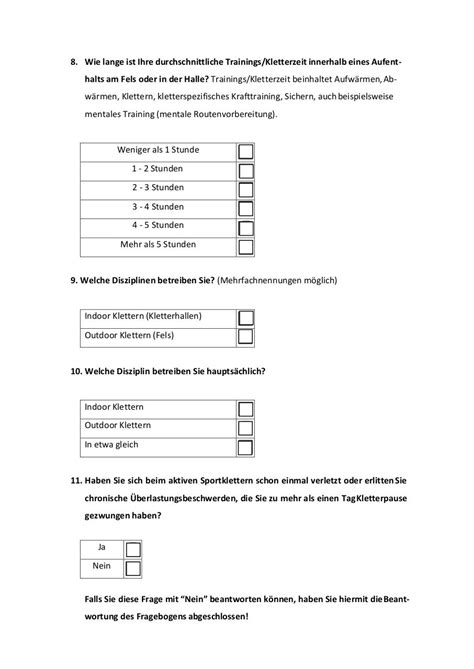 Wie sind sie auf uns aufmerksam geworden? Fragebogen zum Thema Kletterverletzungen pdf Formular by ...