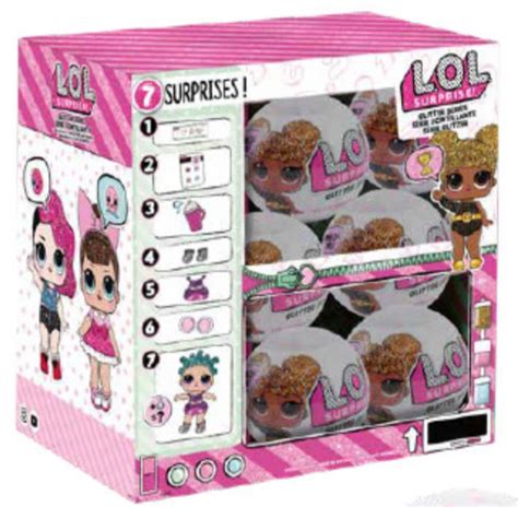 Lol Surprise 7 Layers Glitter Series 1 Doll Mystery Blind Ball 551577 ×1 Pack 2nd Edition