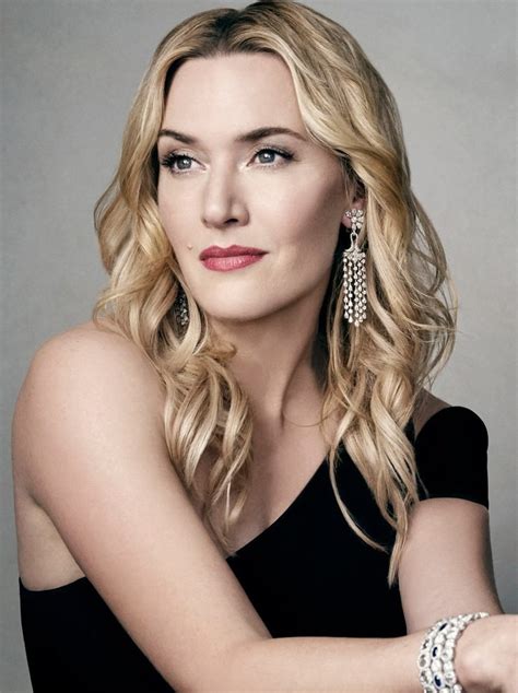 She is the recipient of an academy award, an emmy award, three golden globe awards and a grammy award. Picture of Kate Winslet