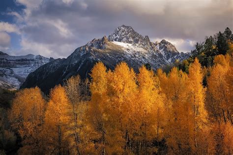 Wallpaper Fall Nature Trees Mountains Landscape 2048x1365