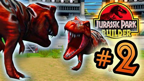 Jurassic Park Builder Jurassic Tournament Part 2 Trex Vs Trex Hd