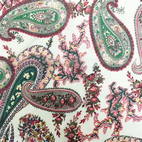 Paisley Fabric For Clothing 100 Cotton Print And 60″ Wide