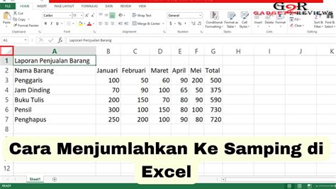 Cara Membuat Rumus Di Excel Penjumlahan Tutorial Leng Vrogue Co