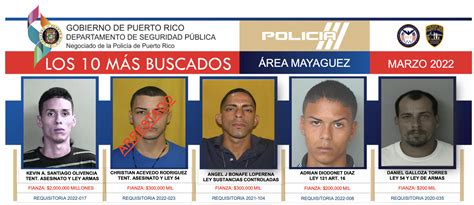 Policía Arresta Uno De Los Diez Más Buscados Del área De Mayagüez La Voz Digital Pr