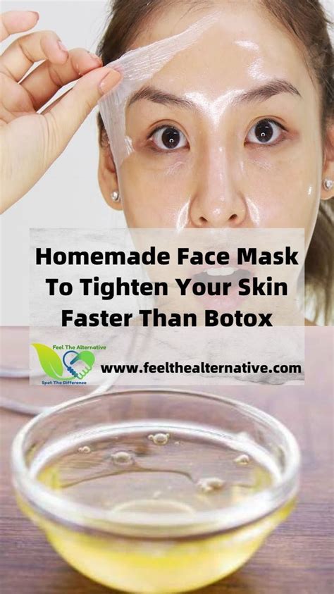 Homemade Face Mask To Tighten Your Skin Faster Than Botox Skin Care