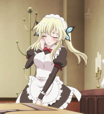 Anime Maid Gif Gif Images Download