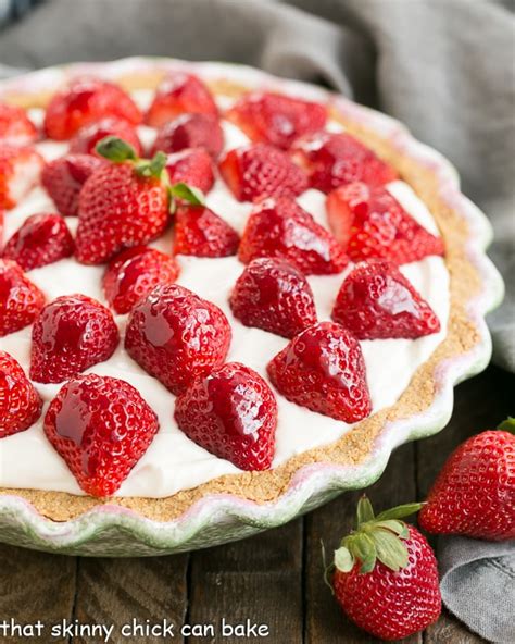 strawberry cream pie recipe that skinny chick can bake