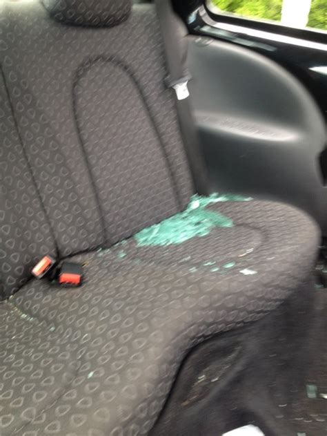 Car Window Smashed After Brick Thrown On A483