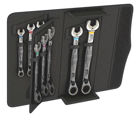Wera Alloy Steel Nickel Chrome Ratcheting Combination Wrench Set