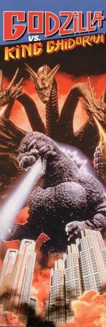 Godzilla Vs King Ghidorah Movie Poster X Kosuke Toyohara Anna Nakagawa A Picclick