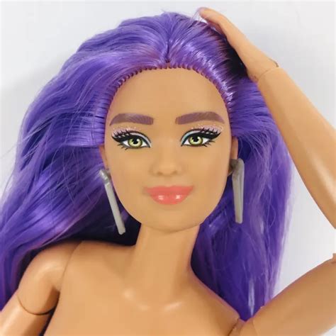 Nude Hybrid Barbie Doll Made To Move Body Fashionistas Karl Face