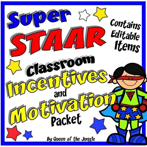 Staar Standardized Test Classroom Incentives Motivation Packet