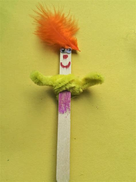 Mini Monets And Mommies Popsicle Stick Puppets Kids Art Pretend Play