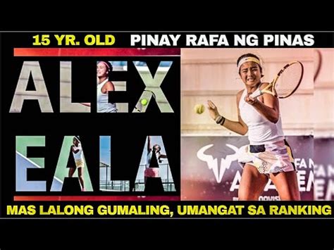 Pinay Tennis Player Alex Eala Best Of Highlights Youtube