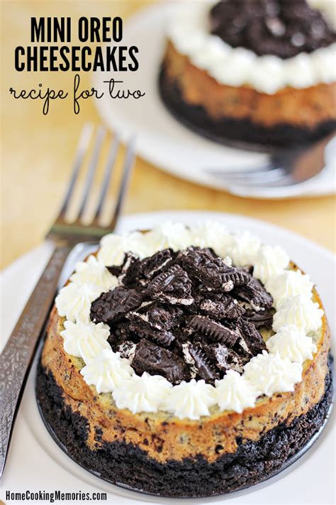 Check spelling or type a new query. Mini Oreo Cheesecakes for Two Recipe - Home Cooking Memories