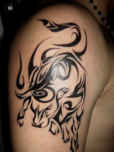 Most relevant best selling latest uploads. Tribal tattoos for men, Bull tattoos, Taurus tattoos
