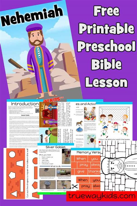 Nehemiah Preschool Bible Lesson Trueway Kids