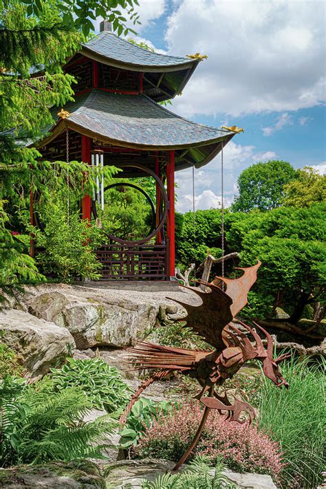 Japanese Garden Gazebo Photograph By Tom Mc Nemar