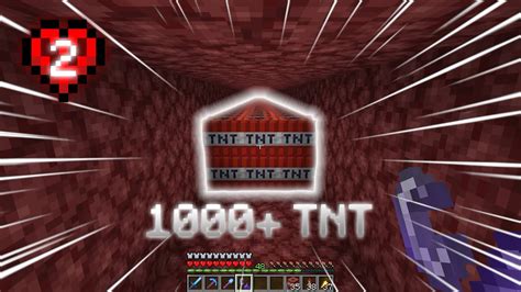 Blowing Up Tnt For Netherite In Minecraft Hardcore Youtube