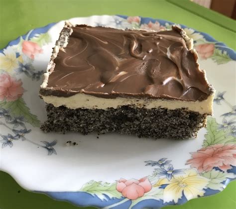 Nimm dir noch ein stück kuchen! Mohnkuchen mit Vanillecreme und Schoko von annett-dm ...