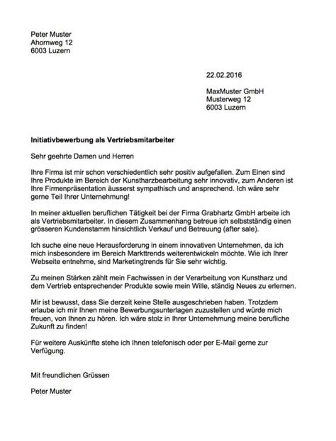 We did not find results for: Initiativbewerbung | Muster-Vorlage.ch