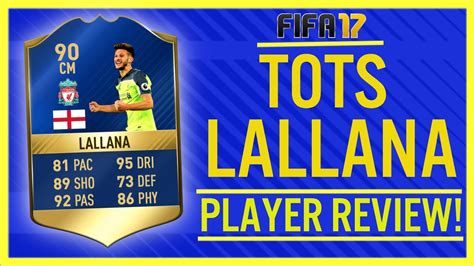 Fifa 17 Tots Adam Lallana 90 Player Review Fifa 17 Ultimate Team