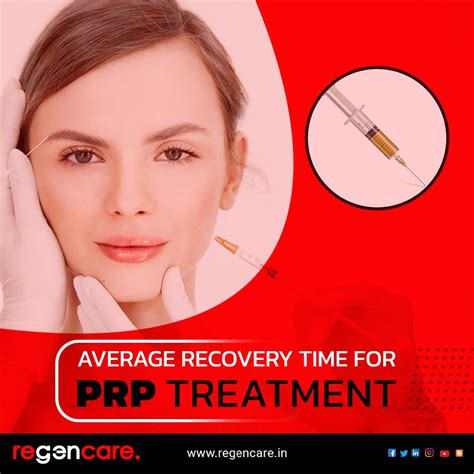 average recovery time for prp treatments prp injections aftercare