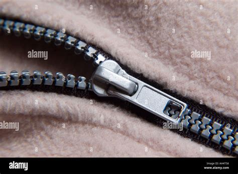 Zipper On Some Clothing Stock Photo Alamy