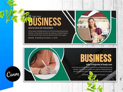 Facebook Cover Template For Business 6 Diy Editable Canva Etsy