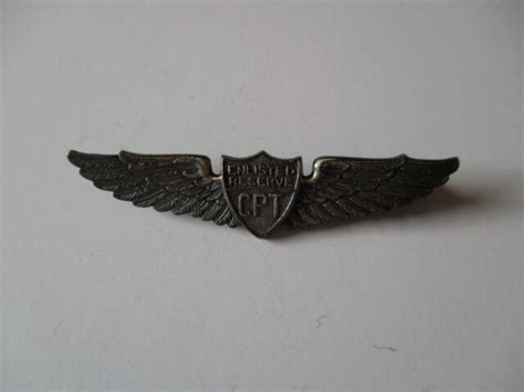 Wwii Usaaf Cpt Civilian Pilot Training Wings Danecraft Sterling 25
