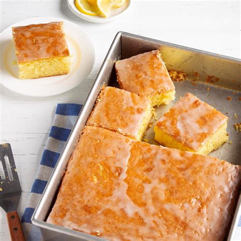 Glazed Lemon Cake Recipe How To Make It Taste Of Home