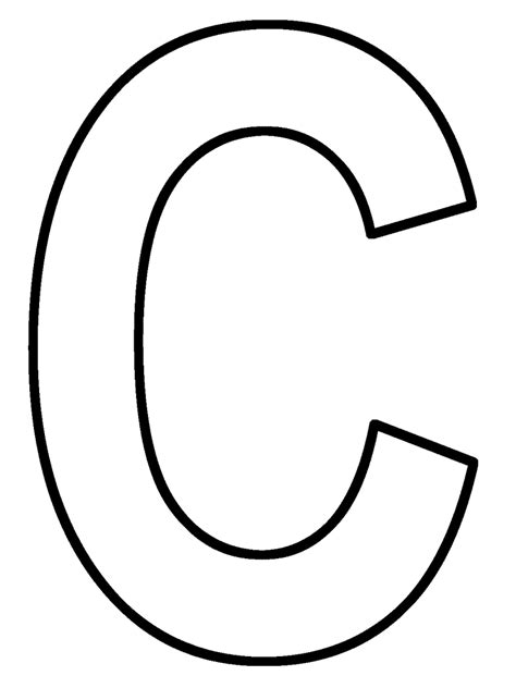 My Letter C Power Point The Missing Slide Printable Alphabet Letters Letter C Coloring Pages