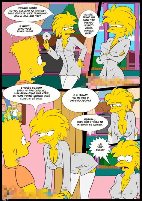 Os Simpsons Velhos Costumes 2 Bart E Maggie Fazendo Sexo Incestuoso