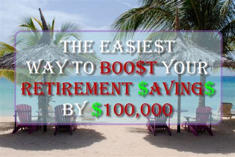 The Easiest Way To Boost Your Retirement Savings By 100000 Leo T