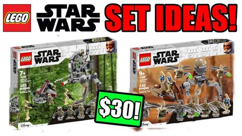 Lego Star Wars 30 Battle Pack Set Ideas Lego 2021 Set Ideas Youtube