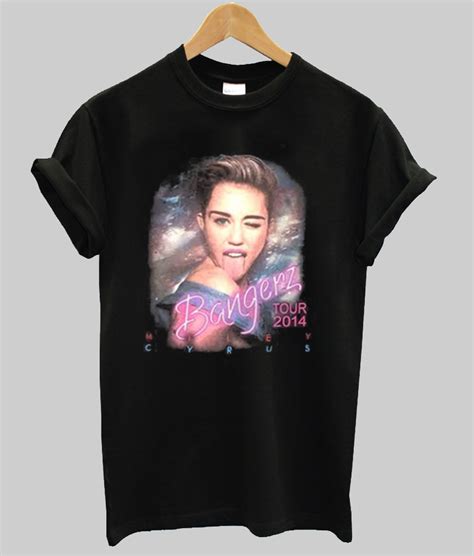 Miley Cyrus Bangerz 2014 Tour T Shirt
