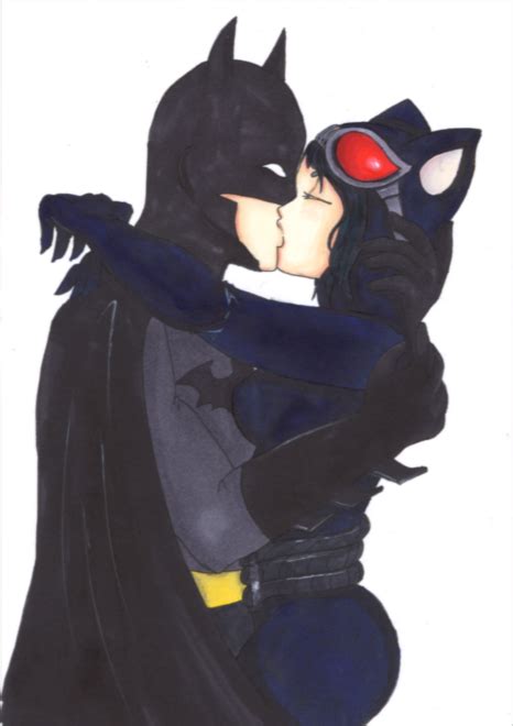 Batman And Catwoman Kiss By Kilimiria On Deviantart