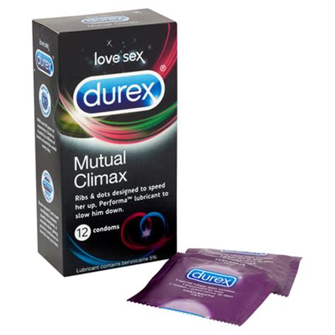 Durex Mutual Climax 12 Pack Condoms Control Condoms Adultfolio