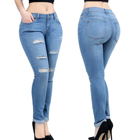 China New Women Fashion Skinny Stretch Denim Ripped Jeans China Women Jeans Ripped And Women