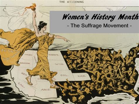 During colonial times, the right to vote (also known as being enfranchised) was severely limited. Women's History Month - The Suffrage Movement - Reading ...