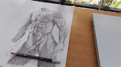 DRAWING NAKED MAN FIGURE HOW TO DRAW NAKED POSES STEP BY STEP