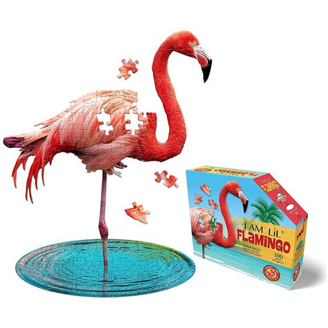 Huge selection of jigsaw puzzles. I AM Lil Flamingo 100 Piece Animal-Shaped Jigsaw Puzzle | eBay