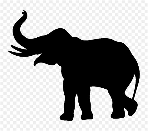 African Elephant Silhouette Indian Elephant Animal Animal Silhouettes